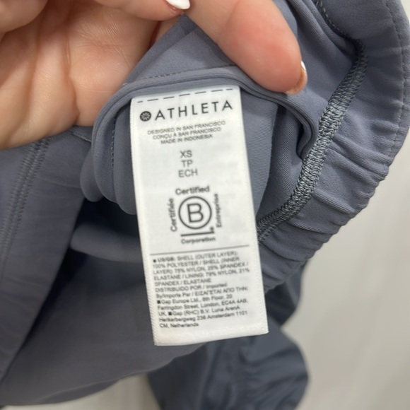 Athleta Wayfarer Bomber Jacket Coastline Blue Water Repellent size XS. - Picture 5 of 9